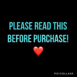 ⚠️PLEASE READ!! ⚠️